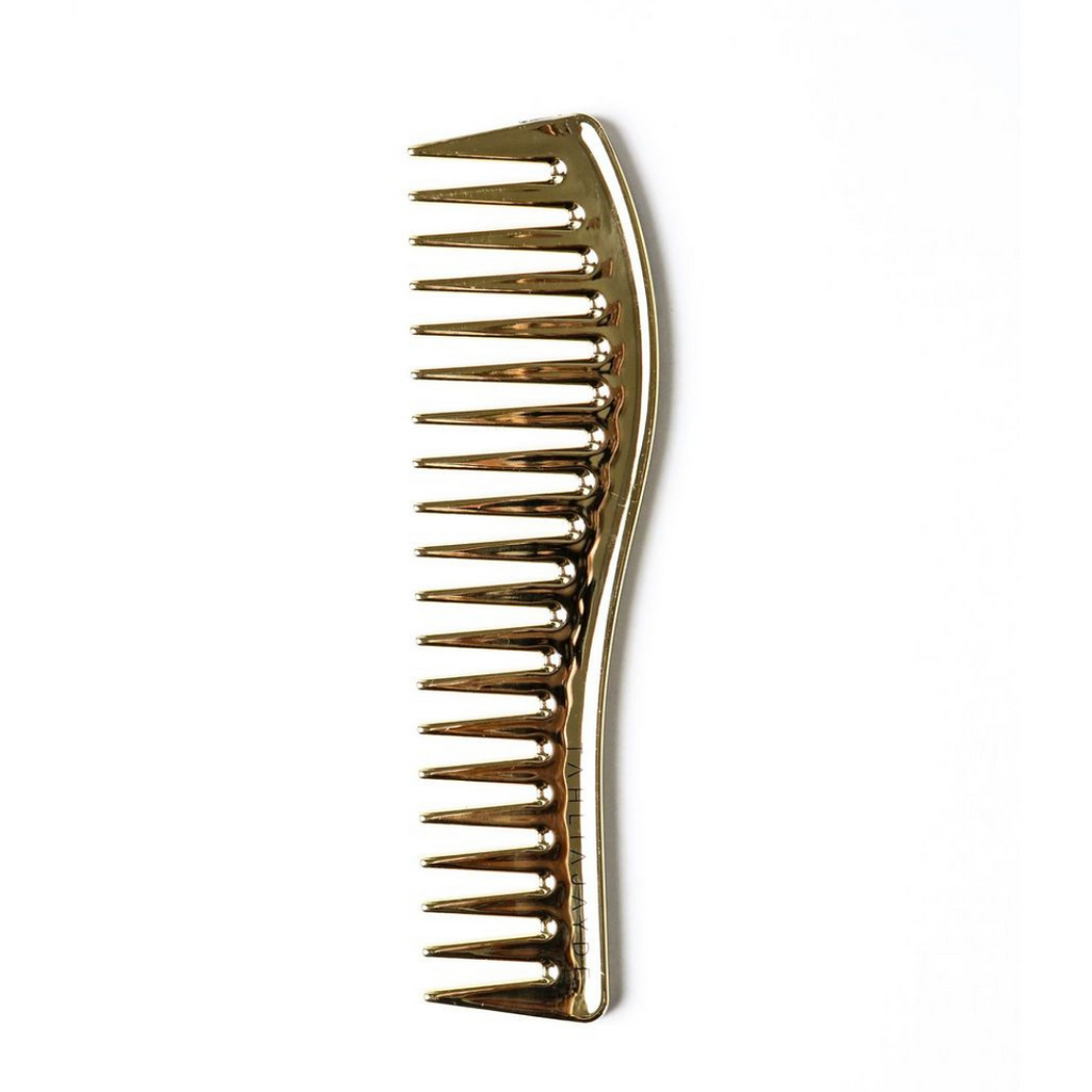 Wide Tooth Comb - Gold