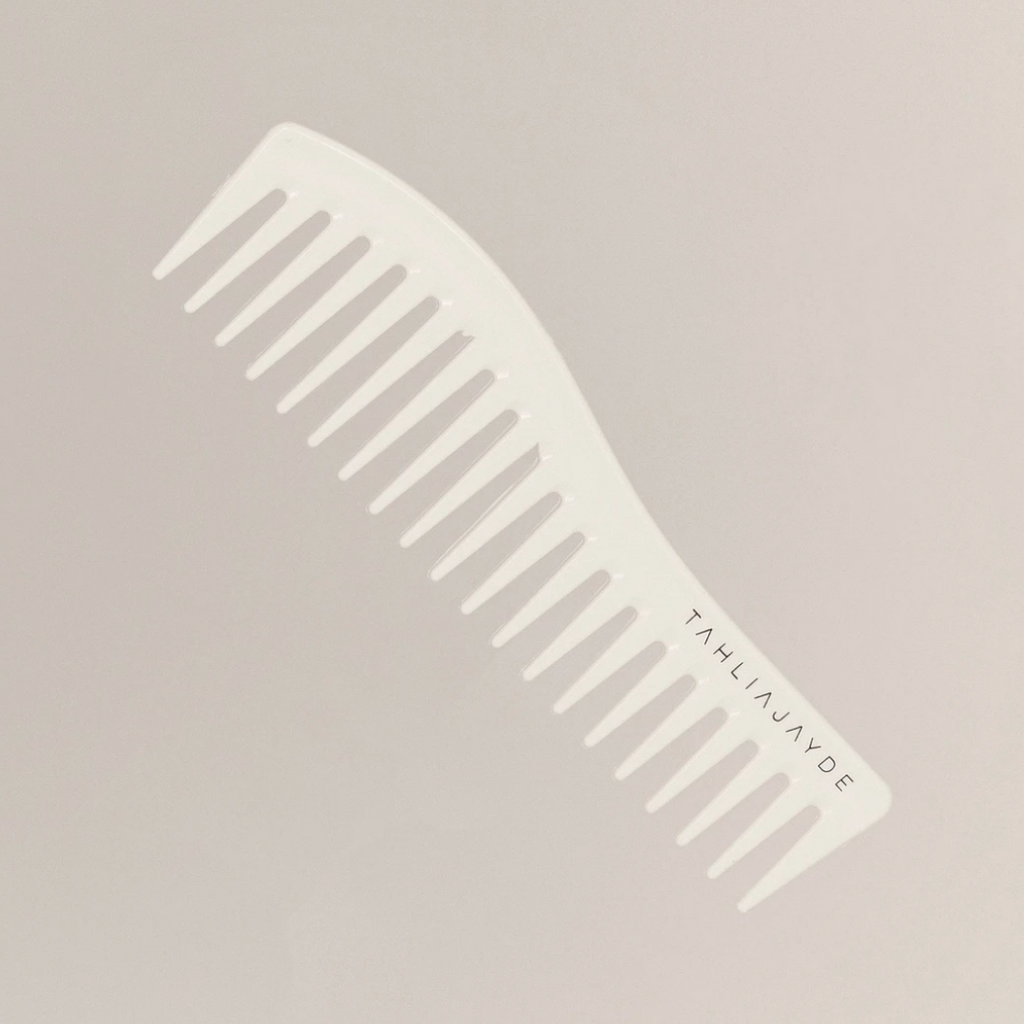 Wide Tooth Comb - Cream